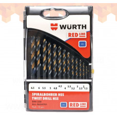 Wurth HSS DIN 338 набор 13pcs