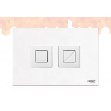 Black & White AC white / Polished Square