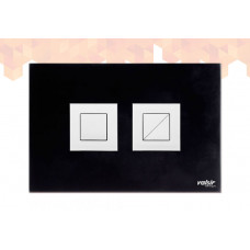 Black & White AC black / Polished Square