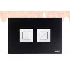 Black & White AL black / Polished Square