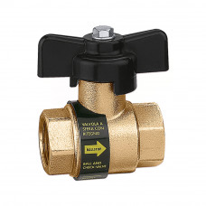Caleffi 3230 кран ВВ зі зворотнім клапаном 