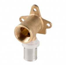 Pexal Brass колено настенное внутренняя резьба