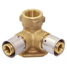 Pexal Brass колено проходное с внутренней резьбой