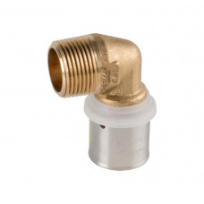 Pexal Brass колено с наружной резьбой